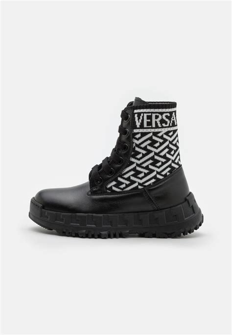 botas de versace|versace lace up boots.